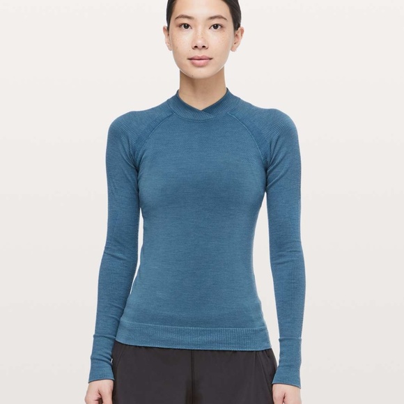 lululemon athletica Tops - EUC Keep The Heat Thermal Long Sleeve Merino Wool